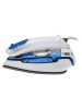 Adler Reise-Bügeleisen in Weiß/ Blau