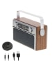 Adler Bluetoothradio lichtbruin