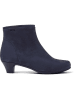 Camper Leren enkellaarzen donkerblauw