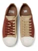 Camper Leder-Sneakers in Rot/ Beige