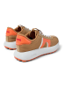 Camper Leder-Sneakers in Hellbraun/ Orange