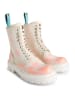 Camper Leder-Boots in Creme/ Pink