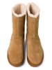 Camper Leder-Winterboots in Hellbraun