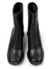 Camper Leder-Stiefeletten in Schwarz/ Khaki
