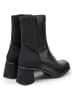 Camper Leder-Stiefeletten in Schwarz/ Khaki