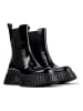 Camper Leder-Chelsea-Boots in Schwarz