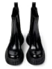 Camper Leder-Chelsea-Boots in Schwarz