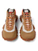 Camper Leder-Boots in Hellbraun/ Creme