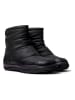 Camper Leder-Winterboots in Schwarz