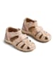 Wheat Leren enkelsandalen lichtroze