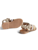 Wheat Leren sandalen goudkleurig