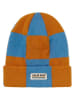 Color Kids Mütze in Blau/ Hellbraun