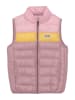 Color Kids Doorgestikte bodywarmer lichtroze/geel