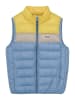Color Kids Kamizelka pikowana w kolorze niebiesko-żółtym