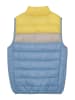 Color Kids Kamizelka pikowana w kolorze niebiesko-żółtym