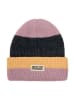 Color Kids Beanie lichtroze/donkerblauw/geel