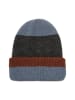 Color Kids Czapka beanie w kolorze szaro-niebiesko-jasnobrązowym
