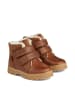 Wheat Leder-Winterboots in Hellbraun