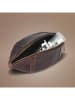 MAD MONKEY Leder-Kulturtasche "American Football" in Braun