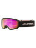 Alpina Ski-/ Snowboardbrille "Scarabeo JR" in Schwarz/ Rosa