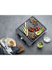 WMF Tischgrill "Lono Quadro" in Silber/ Schwarz