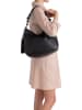 Anna Morellini Leren schoudertas "Fiorella" zwart - (B)30 x (H)27 x (D)9 cm