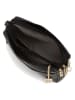 Anna Morellini Leder-Umhängetasche "Luigina" in Schwarz - (B)25 x (H)16 x (T)7 cm