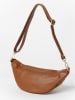 Anna Morellini Leder-Brustbeutel "Carola" in Camel - (B)32 x (H)16 x (T)9,5 cm