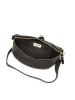 Mia Tomazzi Leder-Brustbeutel "Perugino" in Schwarz - (B)23 x (H)13 x (T)2 cm