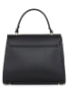 Mia Tomazzi Leder-Henkeltasche "Domaso" in Schwarz - (B)26 x (H)21 x (T)12 cm