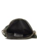 Lucca Baldi Leder-Umhängetasche "Cetona" in Dunkelgrün - (B)24 x (H)18 x (T)4 cm