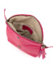 Lucca Baldi Leder-Umhängetasche "Cetona" in Fuchsia - (B)24 x (H)18 x (T)4 cm