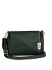 Lucca Baldi Skórzana torebka "Melfi" w kolorze ciemnozielonym - 26 x 19 x 9 cm