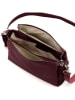 Lucca Baldi Leren schoudertas "Melfi" bordeaux - (B)26 x (H)19 x (D)9 cm
