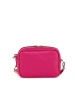 Lucca Baldi Leder-Umhängetasche "Feltre" in Fuchsia - (B)19 x (H)15 x (T)7 cm