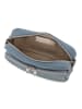 Lucca Baldi Leder-Umhängetasche "Feltre" in Blau - (B)19 x (H)15 x (T)7 cm