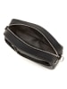 Lucca Baldi Leder-Umhängetasche "Cascina" in Schwarz - (B)22 x (H)18 x (T)9 cm