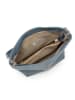 Lucca Baldi Leder-Schultertasche "Trapani" in Hellblau - (B)33 x (H)25 x (T)14 cm