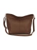 Lucca Baldi Leder-Umhängetasche "Trapani" in Braun - (L)33 x (B)14 x (H)25 cm