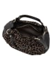 Lucca Baldi Leren handtas "Pescia" zwart - (B)34 x (H)27 x (D)18 cm