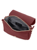 Pia Sassi Leder-Umhängetasche "Monte Avella" in Rot - (B)25 x (H)23 x (T)7 cm