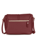 Pia Sassi Leren schoudertas "Monte Avella" rood - (B)25 x (H)23 x (D)7 cm