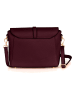 Pia Sassi Skórzana torebka "La Marmora" w kolorze bordowym - 25 x 19 x 8 cm