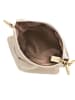 Anna Morellini Leren schoudertas "Erica" beige - (B)14 x (H)21 x (D)1 cm
