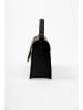 Lia Biassoni Leren handtas zwart - (B)25 x (H)16 x (D)7 cm