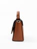 Lia Biassoni Leren handtas "Fegana" lichtbruin - (B)20 x (H)14 x (D)8 cm