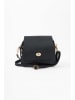 Lia Biassoni Leder-Umhängetasche in Schwarz - (B)23 x (H)20 x (T)9 cm