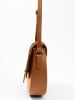 Lia Biassoni Leder-Umhängetasche  in Hellbraun - (B)23 x (H)20 x (T)6 cm