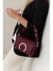 Lia Biassoni Leren schoudertas "Solano" bordeaux - (B)24 x (H)16 x (D)8 cm