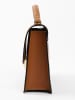 Lia Biassoni Leder-Henkeltasche in Hellbraun - (B)27 x (H)24 x (T)8 cm